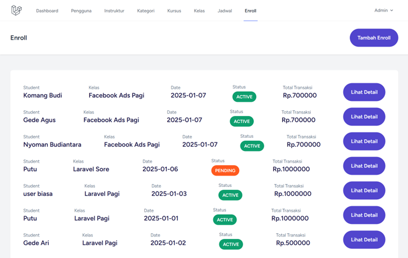 From browsing to enrolled in a few clicks