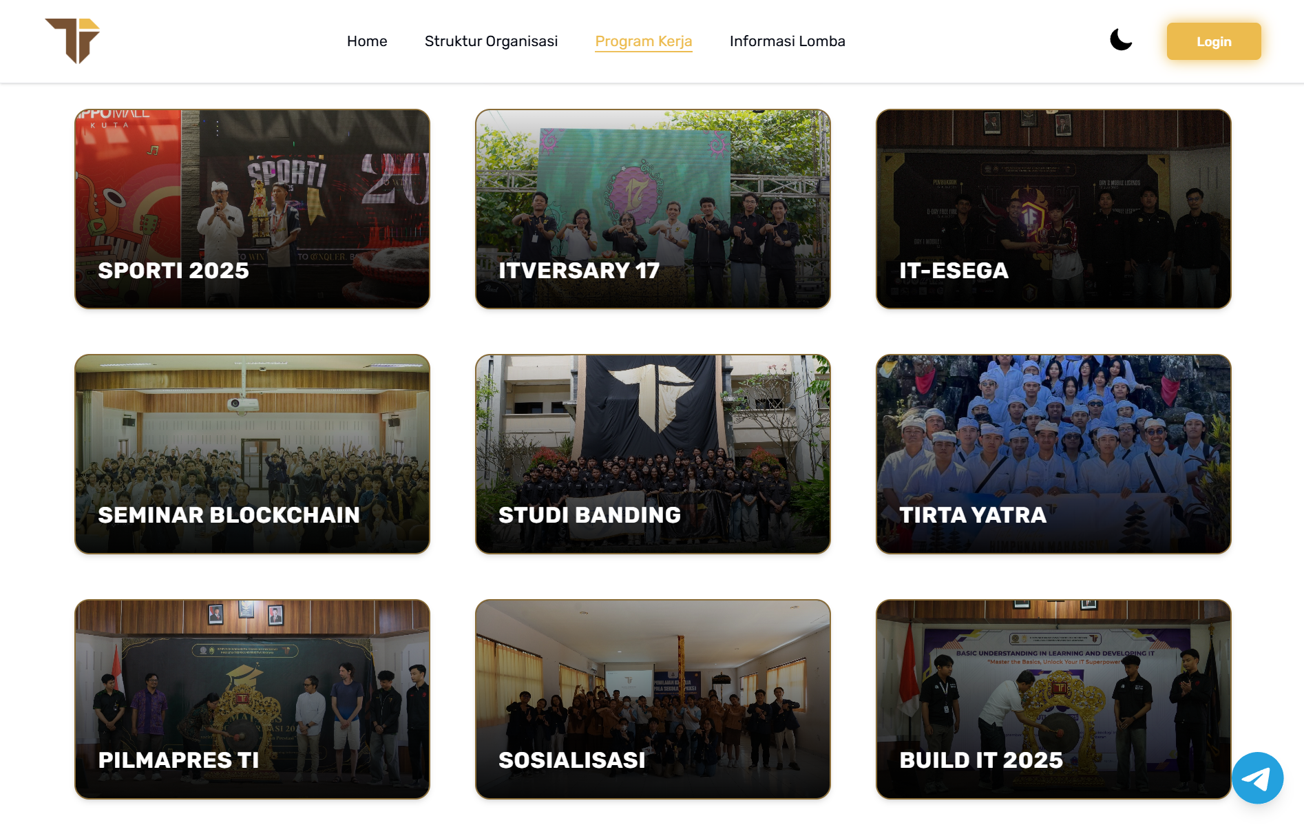 A year of programs at a glance